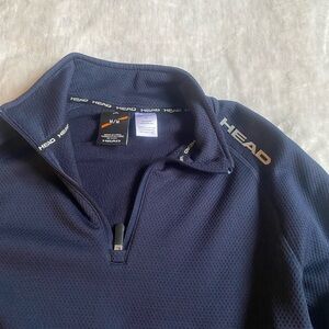 Head Blue Performance Jacket with Full-Length Zipper